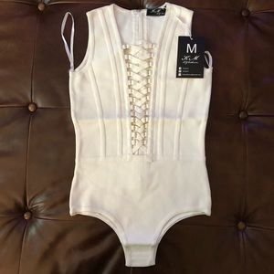 Bodysuit bandage style. KM by Katherine